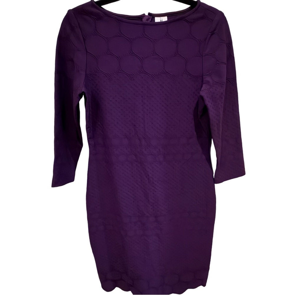 Julia Jordan Eyelet Sheath Dress-size 8 - Picture 7 of 8